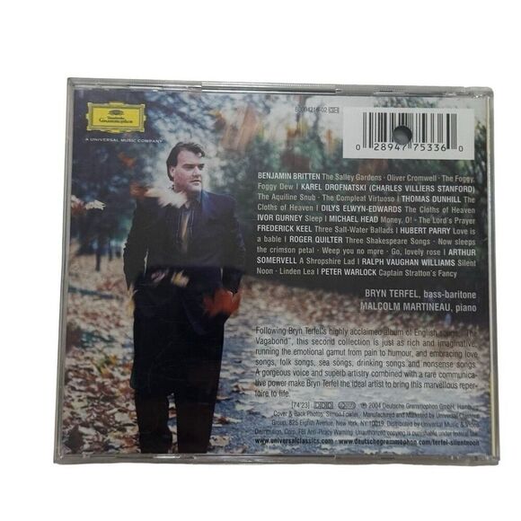 Bryn Terfel / Malcolm Martineau – Silent Noon  ( CD, 2004, Promotional ) Promo - Picture 3 of 5